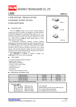L5200L-45-AG6-R Datasheet PDF Unisonic Technologies
