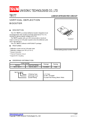 T8177L Datasheet PDF Unisonic Technologies