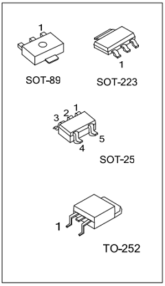 LR1108L-2J-AF5-C-R Datasheet PDF Unisonic Technologies