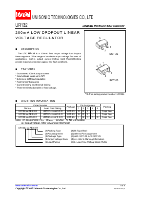 UR132L Datasheet PDF Unisonic Technologies