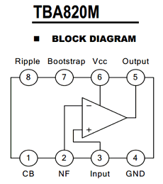TBA820ML-S08-R Datasheet PDF Unisonic Technologies