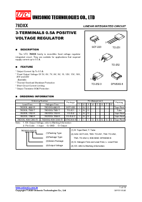 78D06L-K08-5060-T Datasheet PDF Unisonic Technologies