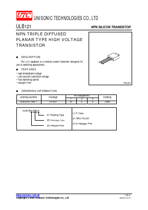 ULB121G-TM3-T Datasheet PDF Unisonic Technologies