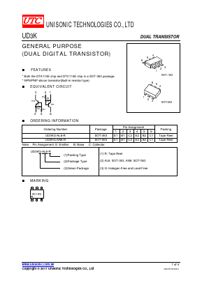 UD3K Datasheet PDF Unisonic Technologies