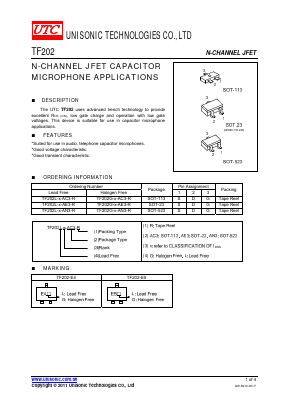 TF202G-X-AC3-R Datasheet PDF Unisonic Technologies