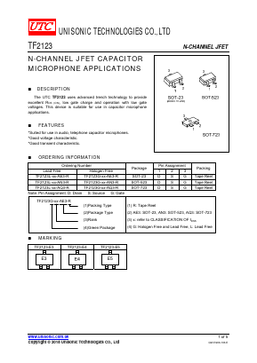 TF2123G-E4-AQ3-R Datasheet PDF Unisonic Technologies