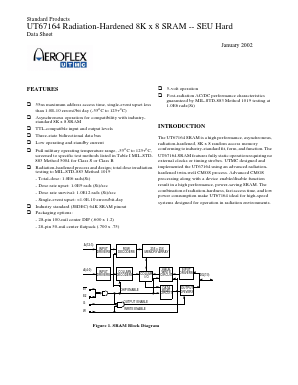 UT67164 Datasheet PDF Aeroflex UTMC
