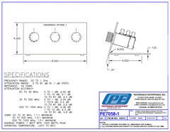 PE7058-1 Datasheet PDF Unspecified