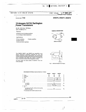 2N6577 Datasheet PDF Unspecified