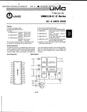 UM6116-3 Datasheet PDF Unspecified2