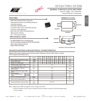 GF20D Datasheet PDF Unspecified2