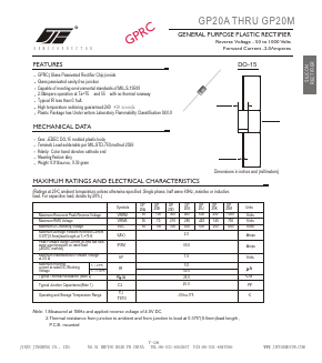 GP20A Datasheet PDF Unspecified2