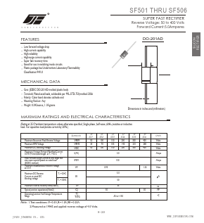SF503 Datasheet PDF Unspecified2