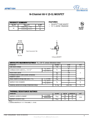 AP9971GH Datasheet PDF VBsemi Electronics Co.,Ltd