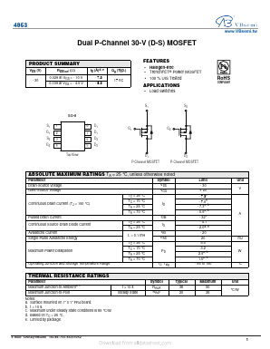 4953 Datasheet PDF VBsemi Electronics Co.,Ltd