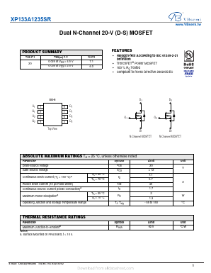 XP133A1235SR Datasheet PDF VBsemi Electronics Co.,Ltd