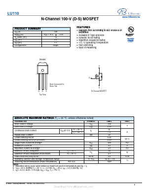 LU110 Datasheet PDF VBsemi Electronics Co.,Ltd
