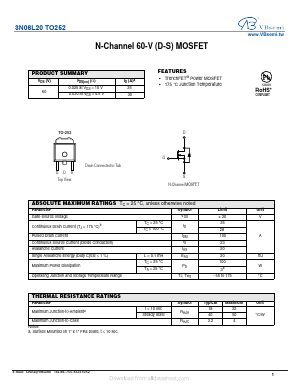 3N06L20 Datasheet PDF VBsemi Electronics Co.,Ltd