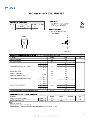 STU434S Datasheet PDF VBsemi Electronics Co.,Ltd