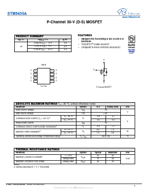 STM9435A Datasheet PDF VBsemi Electronics Co.,Ltd