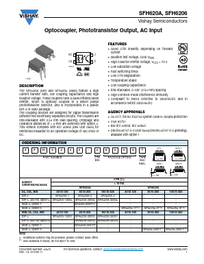 SFH620A-1 Datasheet PDF Vishay Siliconix