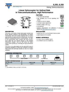 IL358T Datasheet PDF Vishay Semiconductors