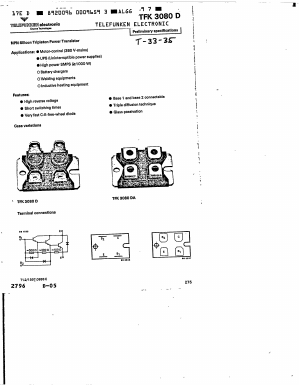 TFK3080D Datasheet PDF Vishay Semiconductors