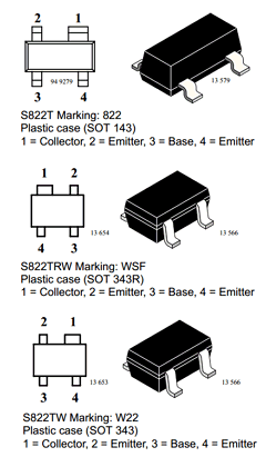 S822T Datasheet PDF Vishay Semiconductors