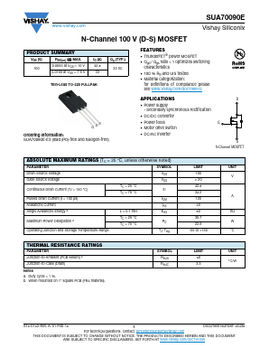 SUA70090E Datasheet PDF Vishay Semiconductors