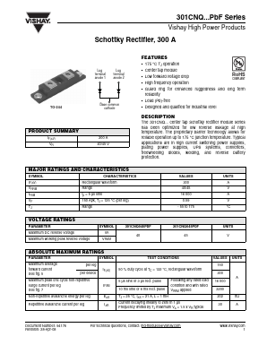 301CNQPBF Datasheet PDF Vishay Semiconductors