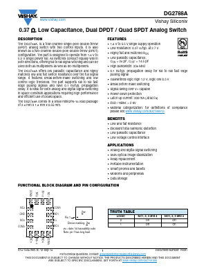 DG2788A Datasheet PDF Vishay Semiconductors