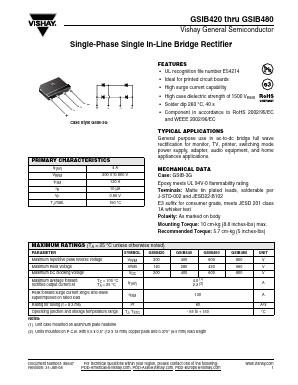 GSIB440-E3/45 Datasheet PDF Vishay Semiconductors