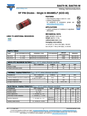 BA679-M Datasheet PDF Vishay Semiconductors