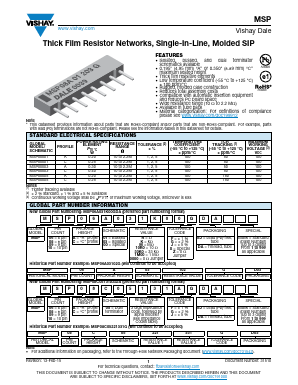 MSP Datasheet PDF Vishay Semiconductors