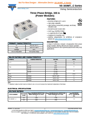 VS-300MTC Datasheet PDF Vishay Semiconductors