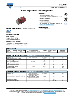 MCL4151-TR3 Datasheet PDF Vishay Semiconductors