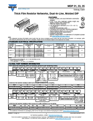 MDP1403680KZE04 Datasheet PDF Vishay Semiconductors