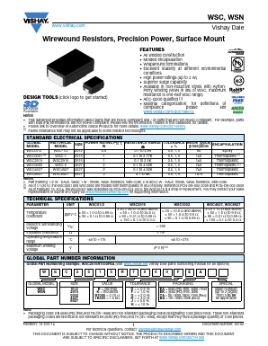 WSC6927R7000GEK Datasheet PDF Vishay Semiconductors