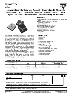 FX4040G721 Datasheet PDF Vishay Semiconductors