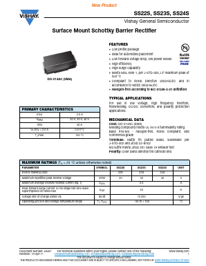 SS23S Datasheet PDF Vishay Semiconductors