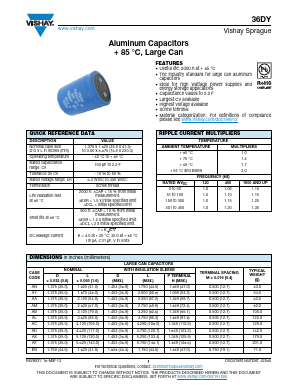 36DY331F450AB2A Datasheet PDF Vishay Semiconductors
