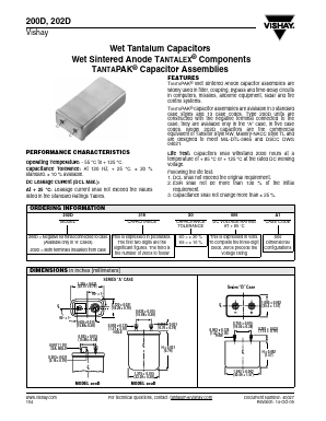 200D Datasheet PDF Vishay Semiconductors