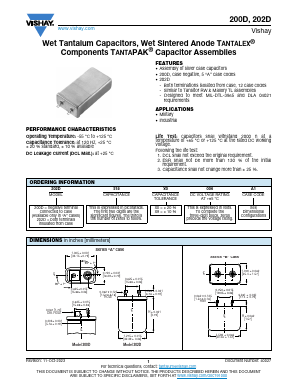 202D Datasheet PDF Vishay Semiconductors