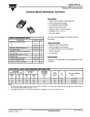 23225742 Datasheet PDF Vishay Semiconductors