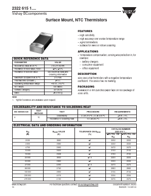 232261513222 Datasheet PDF Vishay Semiconductors