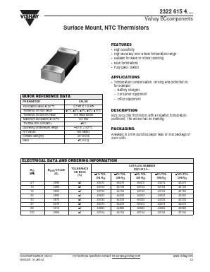 23226154 Datasheet PDF Vishay Semiconductors