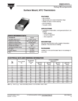 232261554223 Datasheet PDF Vishay Semiconductors
