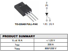 25TTS12FP Datasheet PDF Vishay Semiconductors