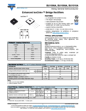 BU1008A-E3 Datasheet PDF Vishay Semiconductors