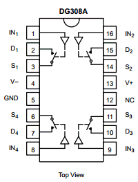 DG308ACJ Datasheet PDF Vishay Semiconductors
